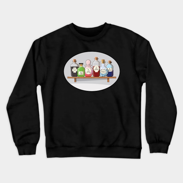 Magic Potions Crewneck Sweatshirt by Hixon House